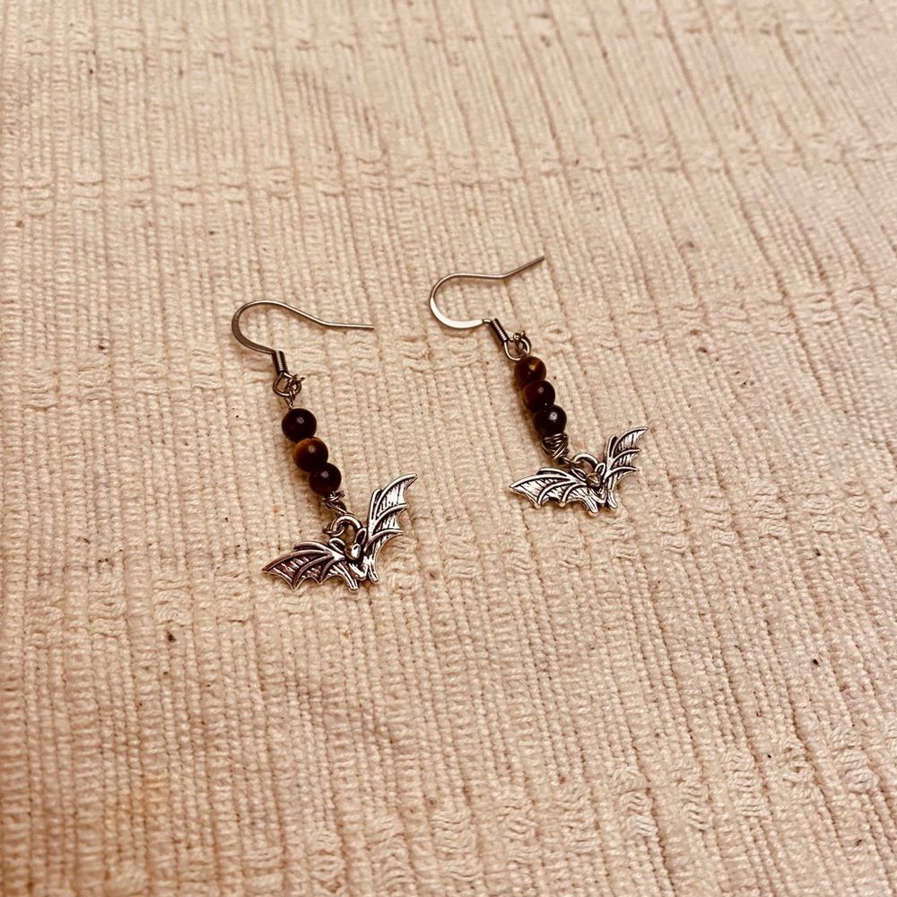 Bat earrings